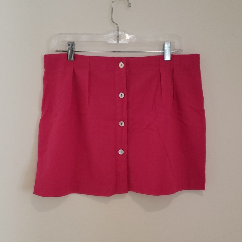 VTG 90s Hot Pink Mini Skirt